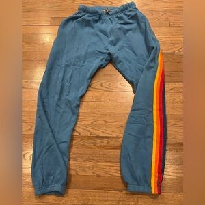 AVIATOR NATION

STRIPE SWEATPANTS   COBALT BLUE

SIZE-LARGE
